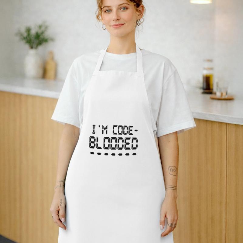 Computerprogrammierung Ich bin Code Blooded Programmierer Kochschürze