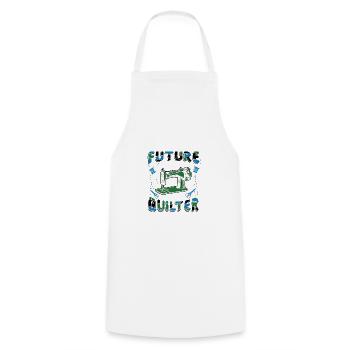Quilting Humor Future Quilter Gifts - Cooking Apron - white - Front - AI Model Male 185 dark (185cm)