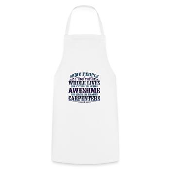 Cadeau de menuiserie Certains SppassLife essayant d’être - Tablier de cuisine - blanc - Devant - AI Model Male 185 dark (185cm)