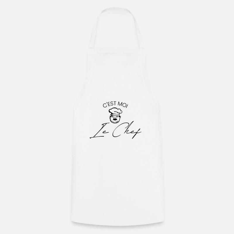 C'est moi le chef - Tablier de cuisine - blanc