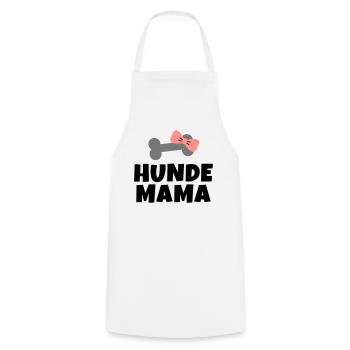 Hunde Mama - Kochschürze - Weiß - Vorne - AI Model Male 185 dark (185cm)