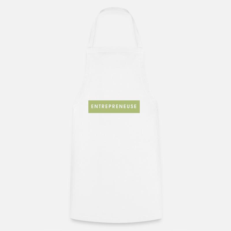 Entrepreneuse - Tablier de cuisine - blanc