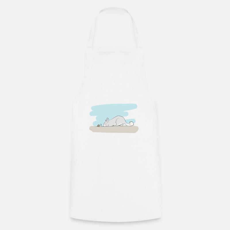 Illustrated design with Viscacha - Cooking Apron - white
