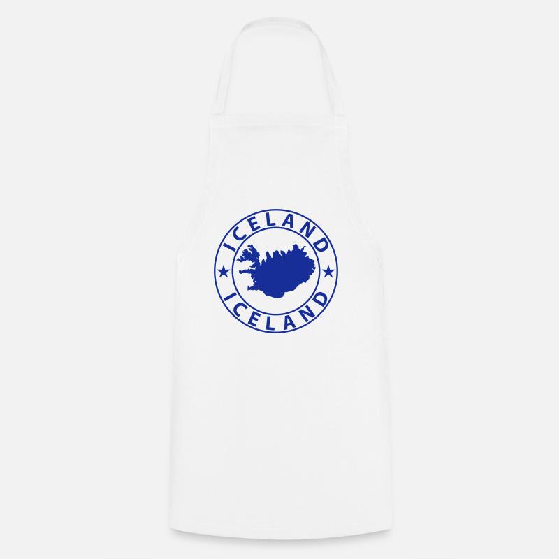 Iceland - Cooking Apron - white