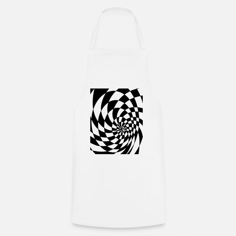 Formes psychédéliques - Tablier de cuisine - blanc