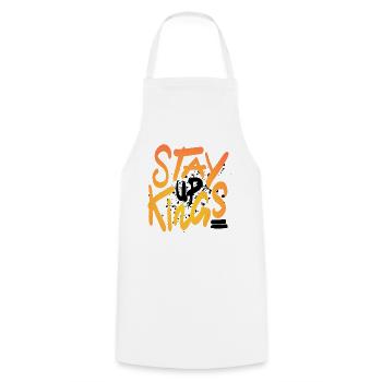 Stay Up Kings ! Only One Place - Tablier de cuisine - blanc - Devant - AI Model Male 185 dark (185cm)