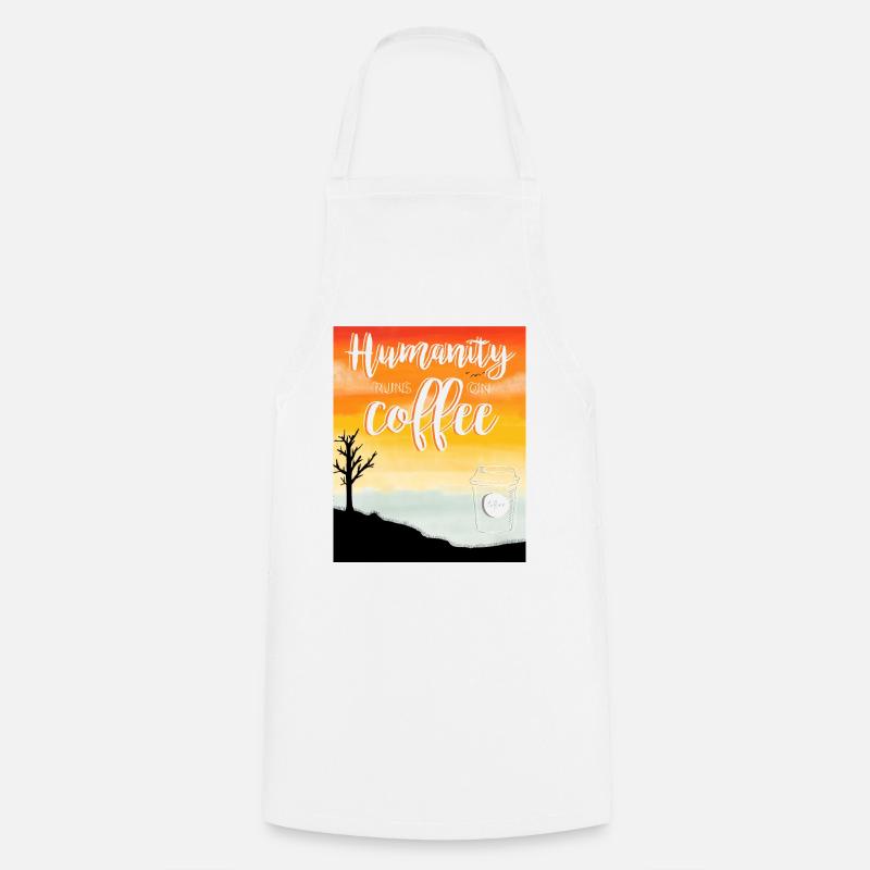 sunset coffee 7 - Kochschürze - Weiß