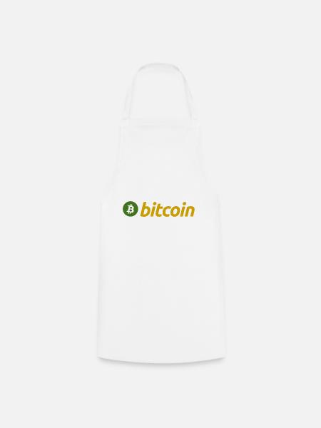 Bitcoin (Bitcoin) - Kochschürze - Weiß