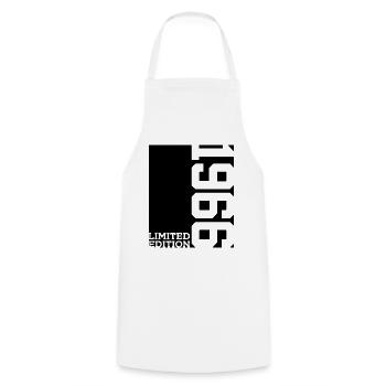ÉDITION LIMITÉE 60E ANNIVERSAIRE 1966 - Tablier de cuisine - blanc - Devant - AI Model Male 185 dark (185cm)
