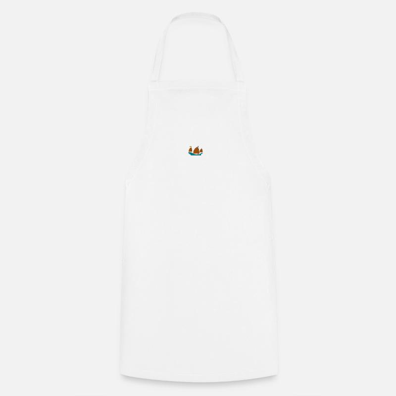 Voilier - Tablier de cuisine - blanc