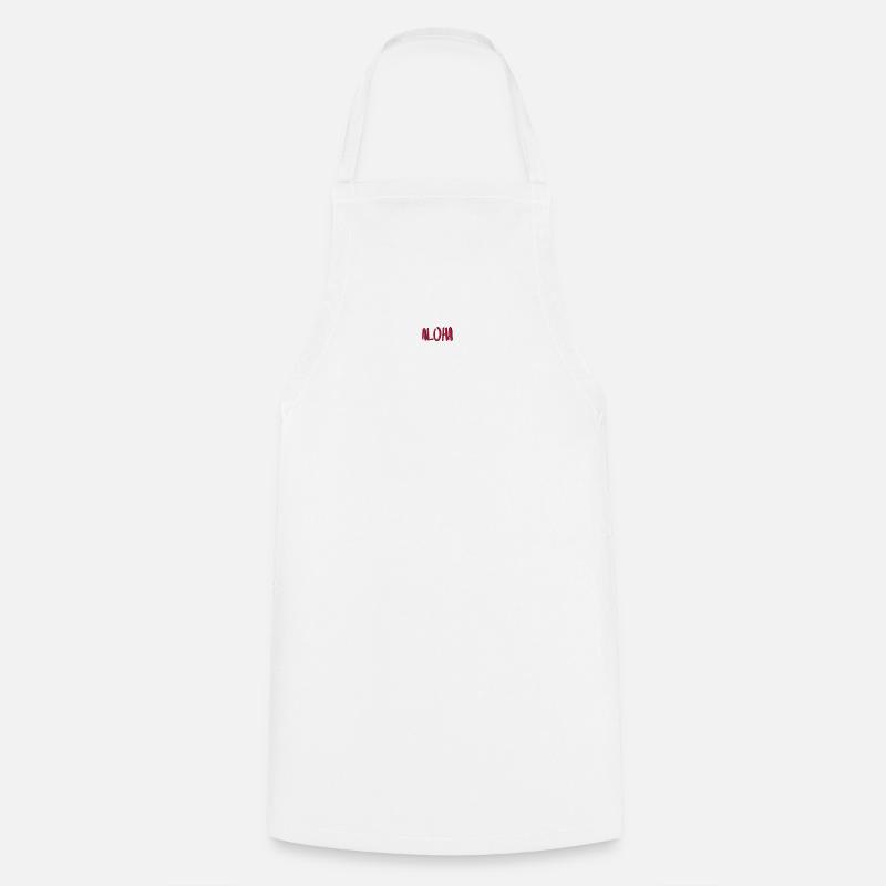 Aloha - Cooking Apron - white