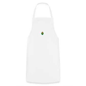 Corn embroidered - Cooking Apron - white - Front - AI Model Male 185 dark (185cm)