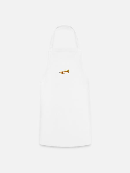 Trompette - Tablier de cuisine - blanc