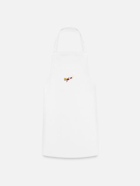 Weihnachtsmann & Co. KG Stickmotiv Elfe - Kochschürze - Weiß