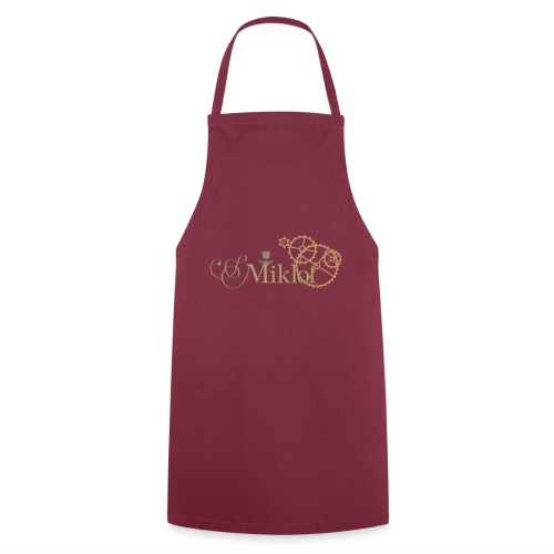 miklof logo gold outlined 3000px - Cooking Apron
