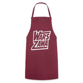 Warsaw, Warsaw Logo - Cooking Apron - bordeaux - Front - AI Model Male 185 dark (185cm)