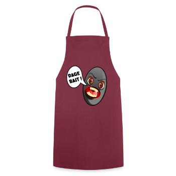Olive Emotionen, Soziale Medien - Kochschürze - Bordeaux - Vorne - AI Model Male 185 dark (185cm)