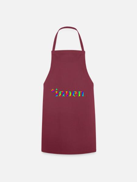 *innen Geschenkidee pro Gendern Feminismus innen - Kochschürze - Bordeaux