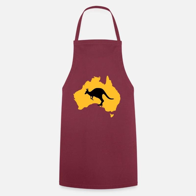 australia - Cooking Apron - bordeaux