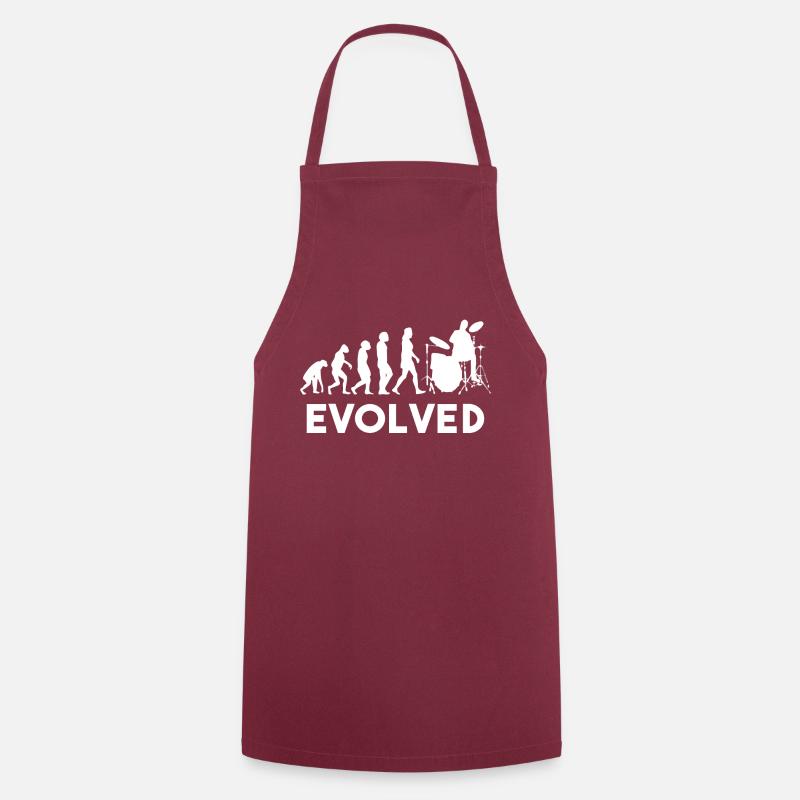 Drummer Drums Evolution - Tablier de cuisine - bordeaux
