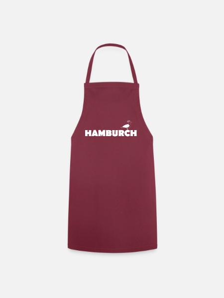 Hamburch - Kochschürze - Bordeaux