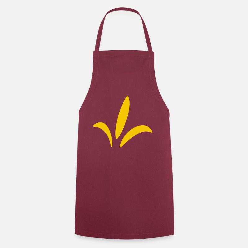 fleur de Lys - Tablier de cuisine - bordeaux