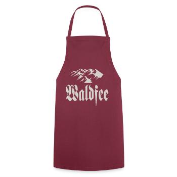 Waldfee - Kochschürze - Bordeaux - Vorne - AI Model Male 185 dark (185cm)