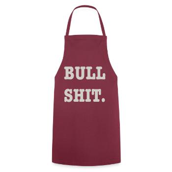 bullshit - Kochschürze - Bordeaux - Vorne - AI Model Male 185 dark (185cm)