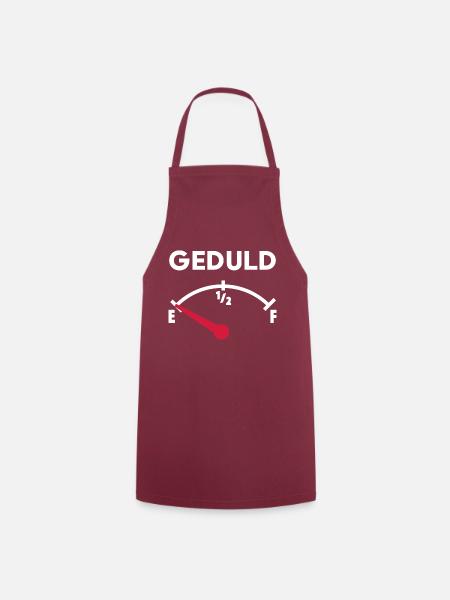 Geduld - Kochschürze - Bordeaux
