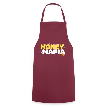 Honey Mafia - apiculture - Tablier de cuisine - bordeaux - Devant - AI Model Male 185 dark (185cm)