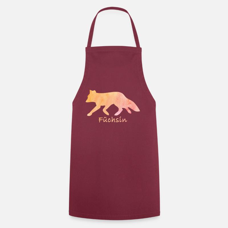 Fuechsin Fox - Cooking Apron - bordeaux