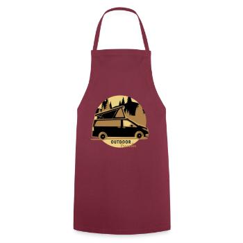 Campstar Traveler en plein air - Tablier de cuisine - bordeaux - Devant - AI Model Male 185 dark (185cm)