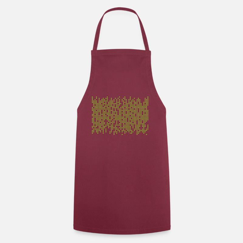 Data Dots - Cooking Apron - bordeaux