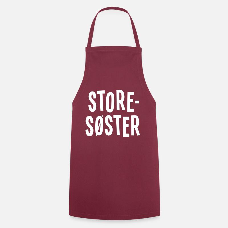 Große Schwester - Kochschürze - Bordeaux