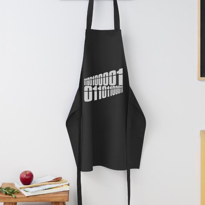Binary Code Program Language Cooking Apron