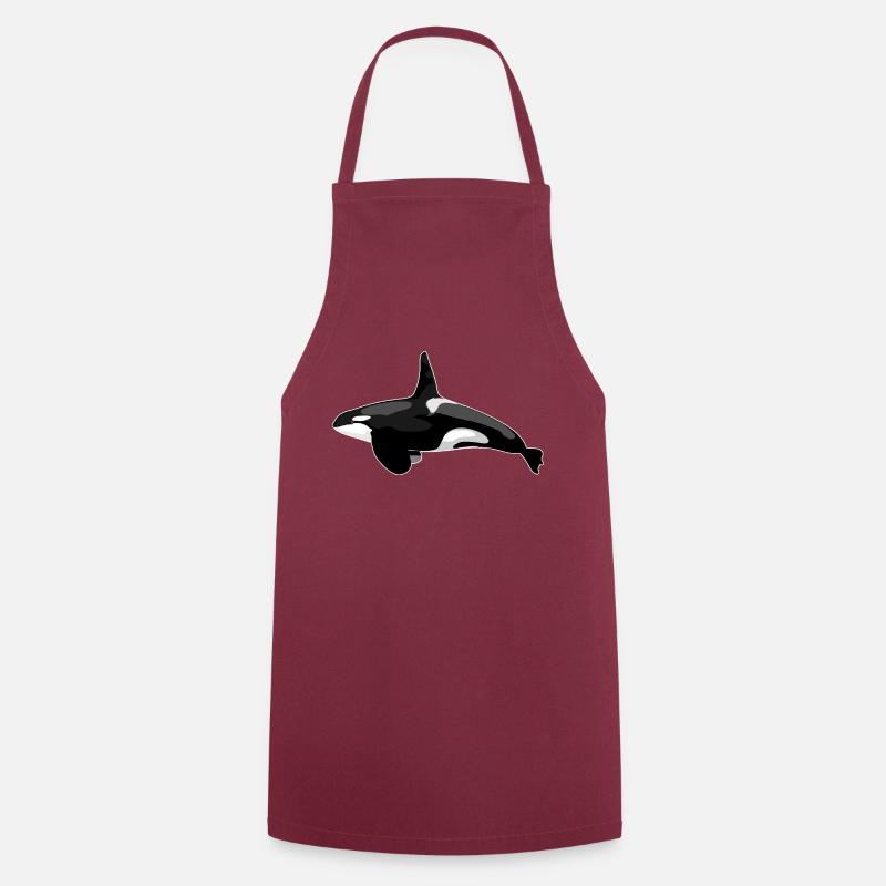 Orca - Tablier de cuisine - bordeaux