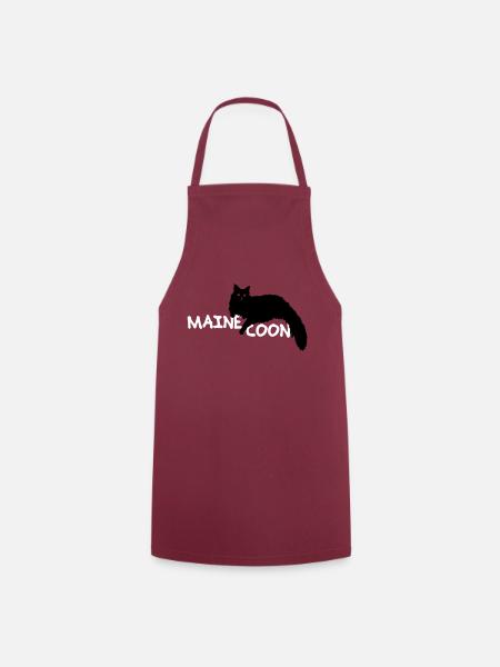 Maine coon - Förkläde - bordeaux