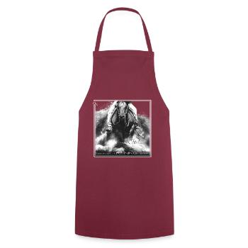 Greyhorse Reining Edition avec EM Photography - Tablier de cuisine - bordeaux - Devant - AI Model Male 185 dark (185cm)