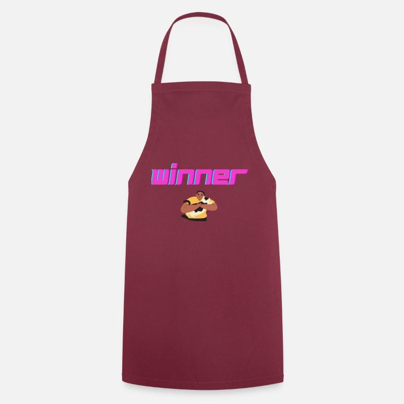 WINNER - Cooking Apron - bordeaux