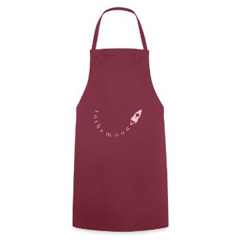 le crypto est le futur - Tablier de cuisine - bordeaux - Devant - AI Model Male 185 dark (185cm)
