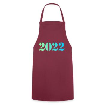 2022 - Cooking Apron - bordeaux - Front - AI Model Male 185 dark (185cm)
