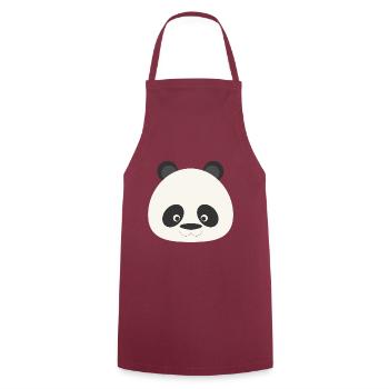 Panda - Tablier de cuisine - bordeaux - Devant - AI Model Male 185 dark (185cm)