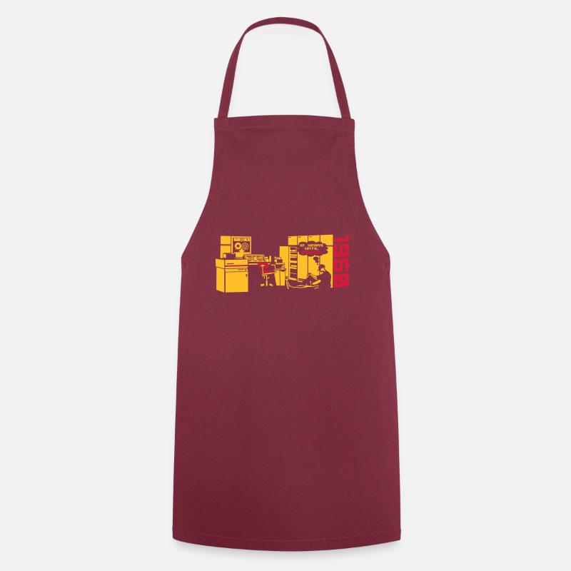 pong1960_2c - Cooking Apron - bordeaux