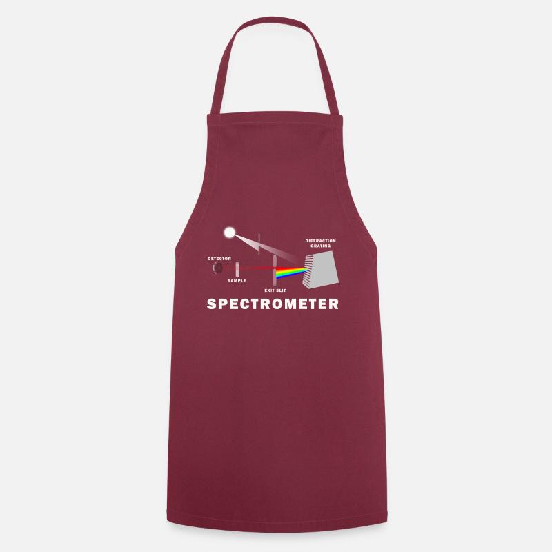 How Does a Spectrometer Work - Cooking Apron - bordeaux