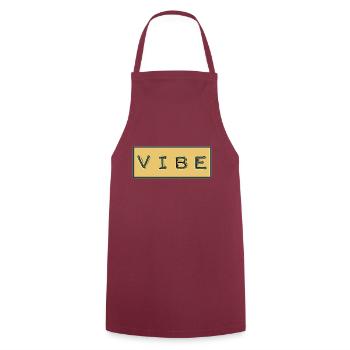 VIBE - Kochschürze - Bordeaux - Vorne - AI Model Male 185 dark (185cm)