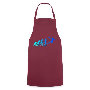Handball Evolution Enfants Joueurs de handball Hommes D - Tablier de cuisine - bordeaux - Devant - AI Model Male 185 dark (185cm)