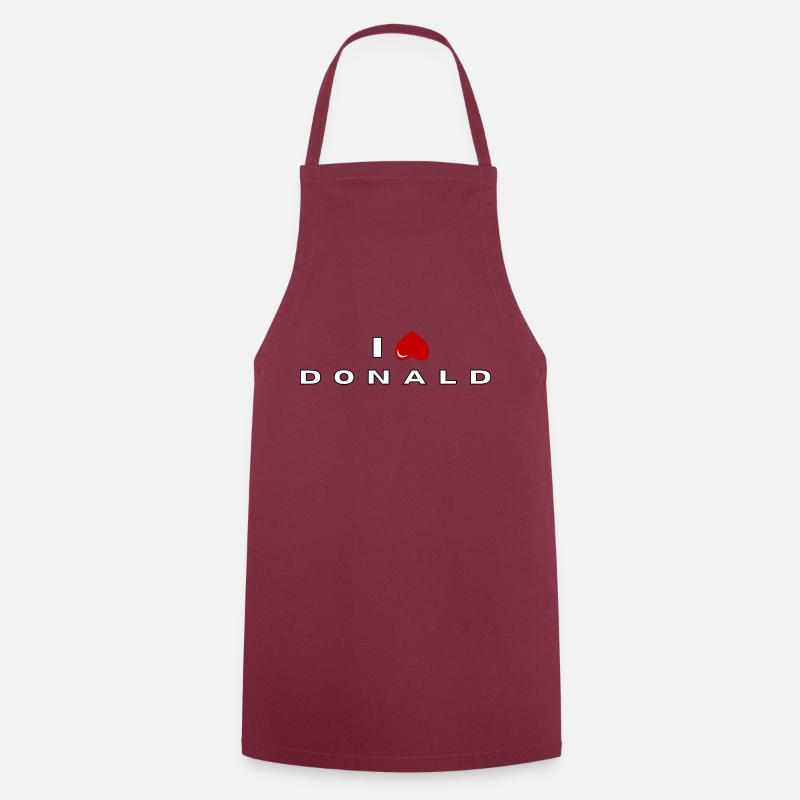 I hate Donald - Cooking Apron - bordeaux