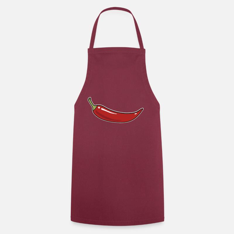 Chilli - Kochschürze - Bordeaux