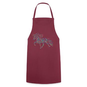 Tölter3 Confetti - Cooking Apron - bordeaux - Front - AI Model Male 185 dark (185cm)