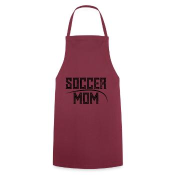 Soccer Mom - Cooking Apron - bordeaux - Front - AI Model Male 185 dark (185cm)